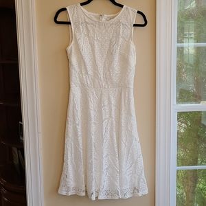 WHBM Lace White Dress
